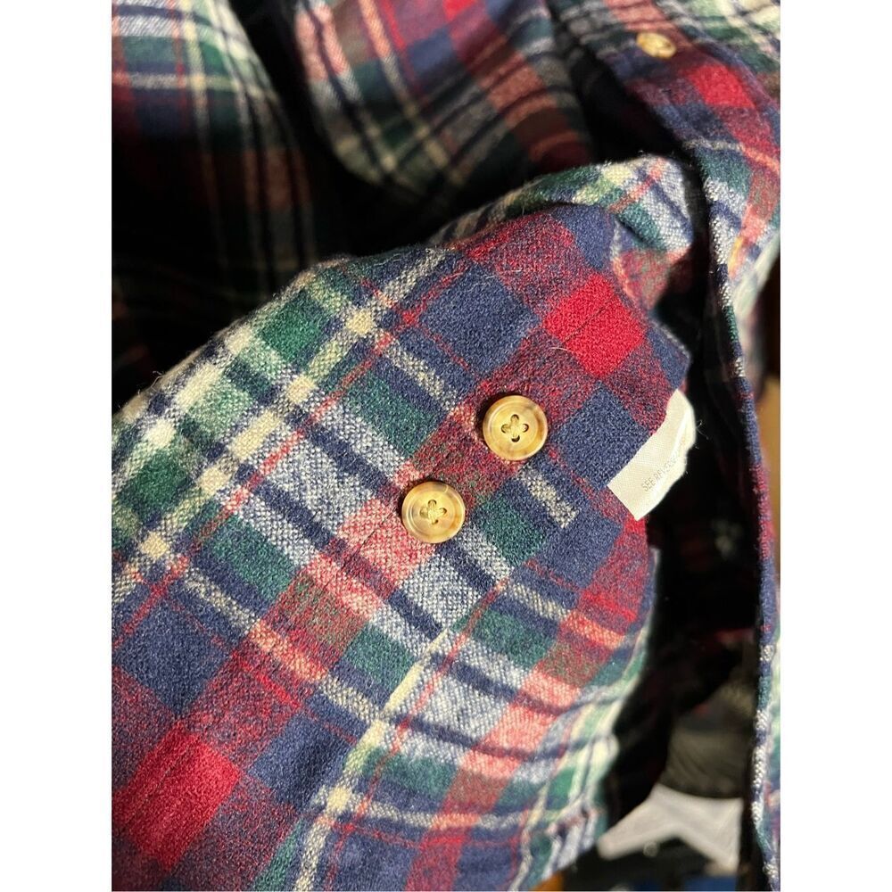 Pendleton Wool Plaid Flannel Button Down Shirt - image 4